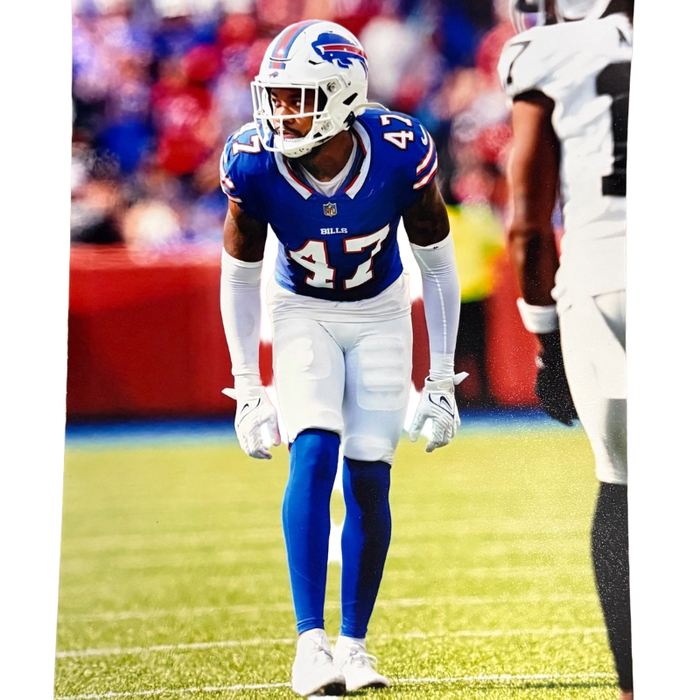 Christian Benford Unsigned Ready in Blue 8x10 Photo