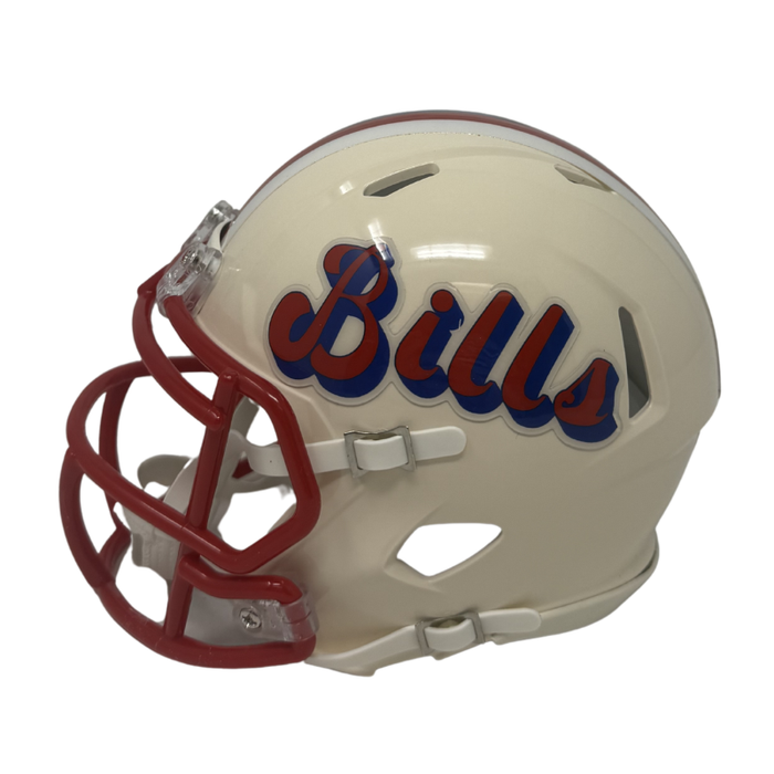 Christian Benford Signed Buffalo Bills Retro Speed Mini Helmet