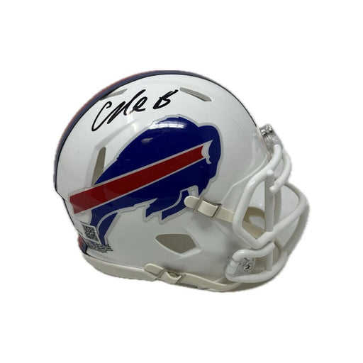 Cole Bishop Signed Buffalo Bills 2021 Speed Mini Helmet Signed Mini Helmets TSE Buffalo 