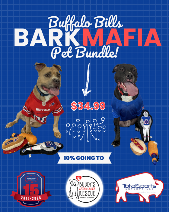 Buffalo Bills Bark Mafia Pet Bundle