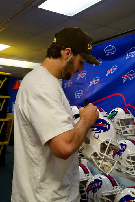 Josh Allen Signed Buffalo Bills Full Size 2021 Speed Replica Helmet