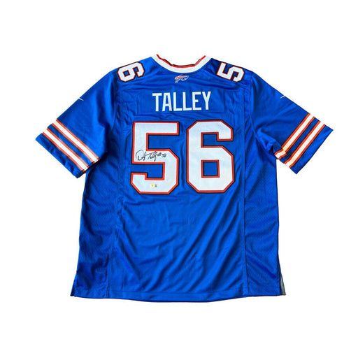 Darryl Talley Signed Buffalo Bills Blue Nike Authentic Stitched Jersey Signed Jerseys TSE Buffalo 