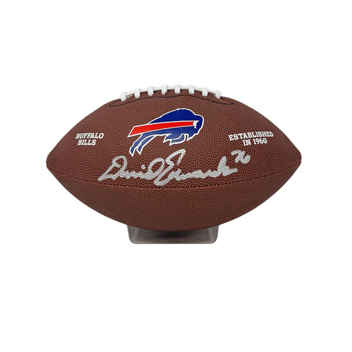 David Edwards Signed Buffalo Bills Wilson Replica Football