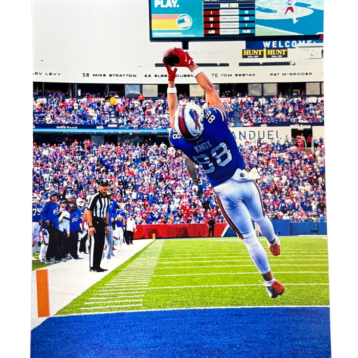 Dawson Knox Unsigned High Point Catch 8x10 Photo