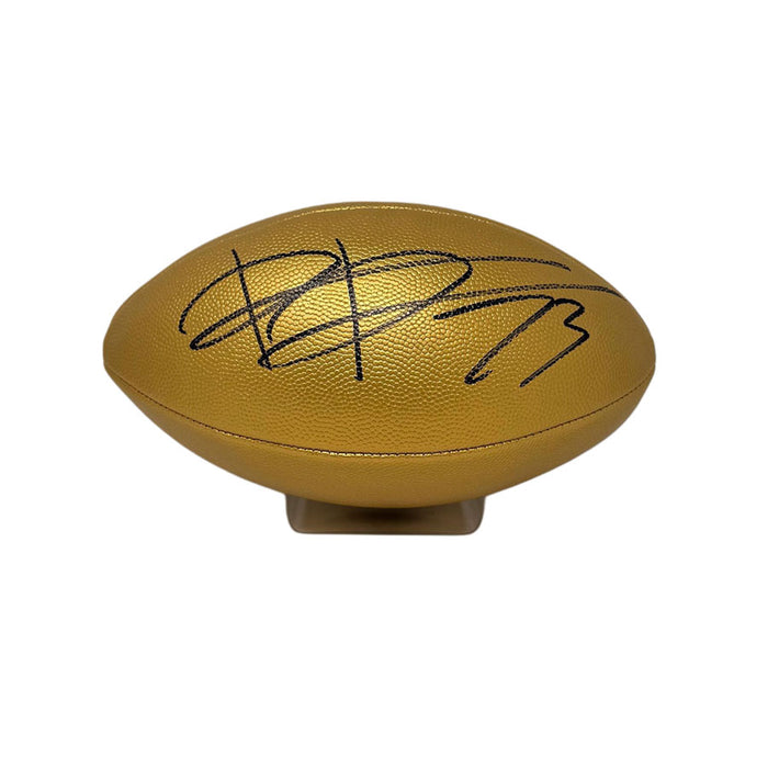 Dion Dawkins Signed Gold Wilson Replica Football