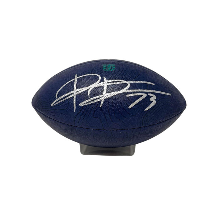 Dion Dawkins Signed Blue Wilson Replica Football