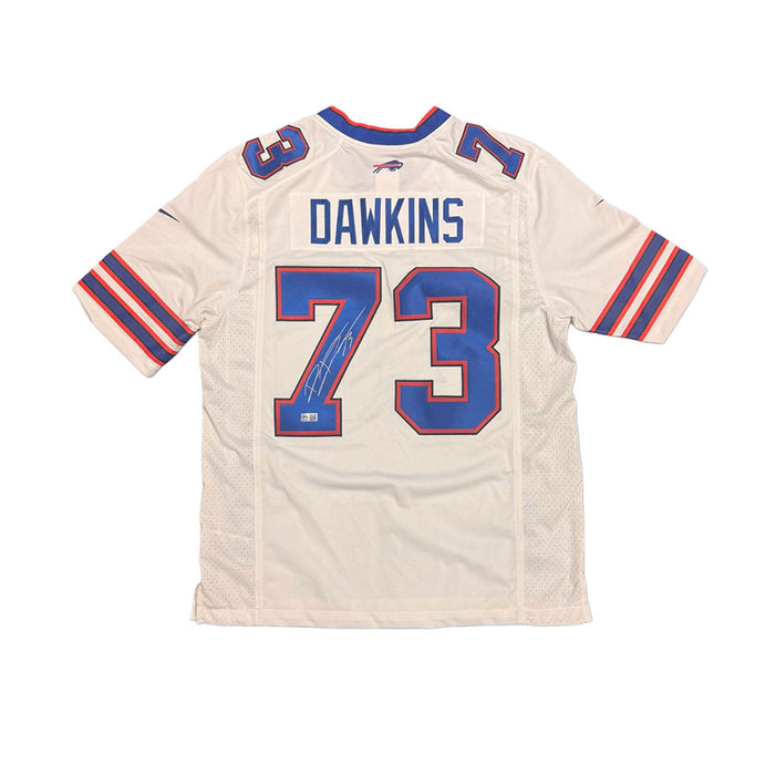 Dion Dawkins Signed Buffalo Bills Nike Authentic Stitched White Jersey