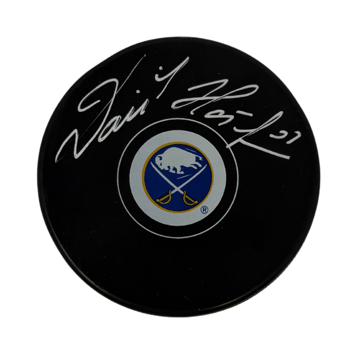 Dominik Hasek Signed Buffalo Sabres Small Logo Hockey Puck