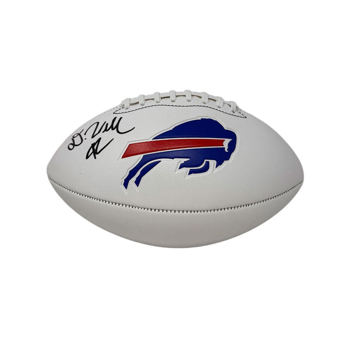 Dorian Williams Signed Buffalo Bills White Logo Football