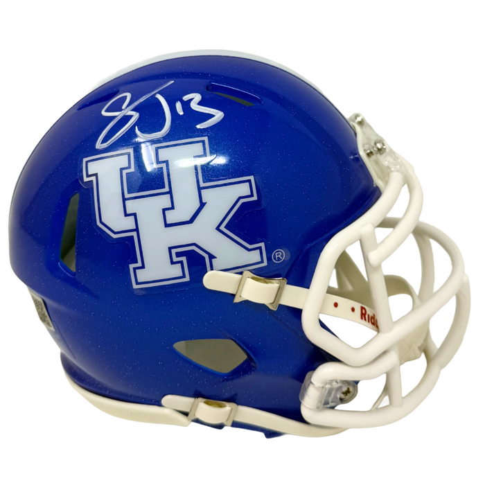 DOORBUSTER: Stevie Johnson Signed Kentucky Wildcats Speed Mini Helmet