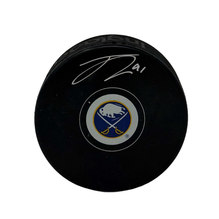 Josh Doan Signed Buffalo Sabres Logo Puck