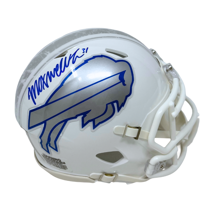 Maxwell Hairston Signed Buffalo Bills Rivalries Speed Mini Helmet
