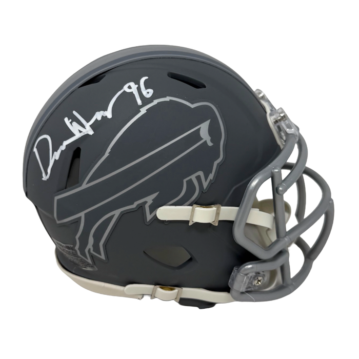 Deone Walker Signed Buffalo Bills Slate Speed Mini Helmet