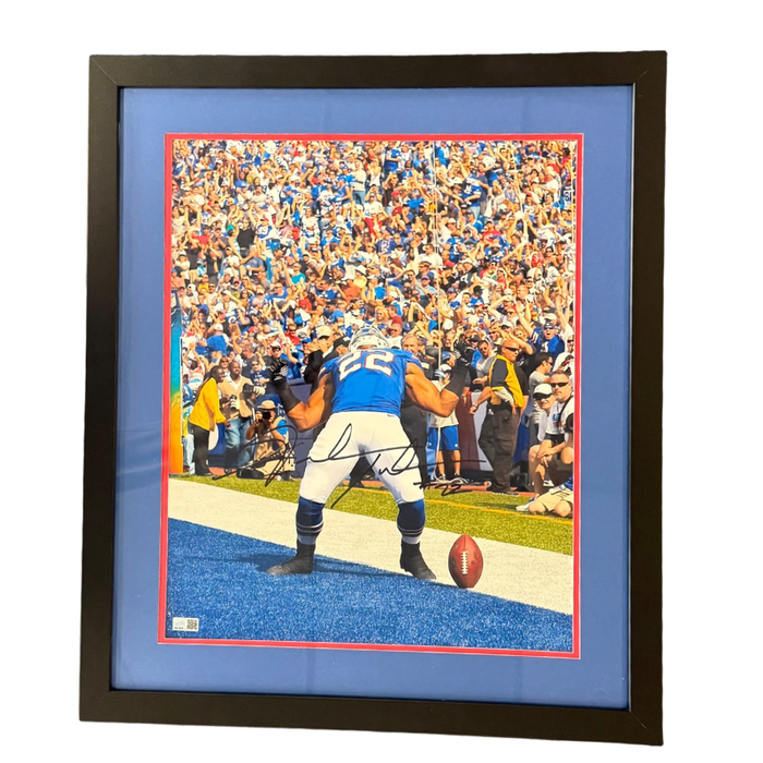 Fred Jackson Signed Superman in Blue 16x20 Photo Professionally Framed