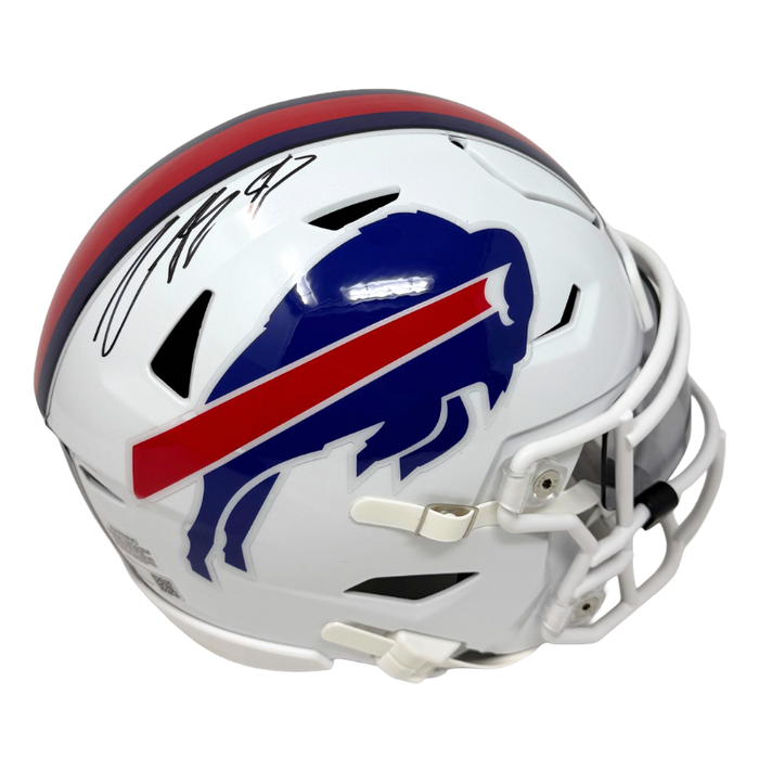 Christian Benford Signed Buffalo Bills 2021  Speed MIDI Flex Helmet