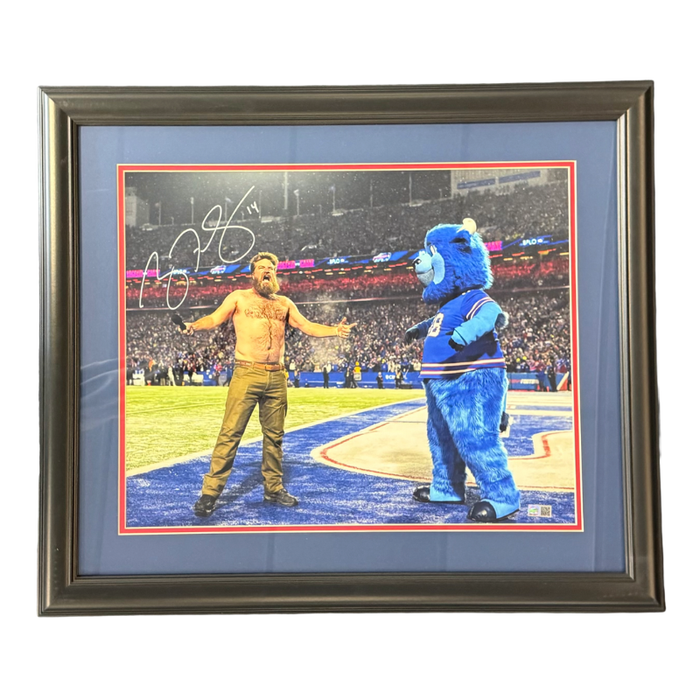 Ryan Fitzpatrick Signed Talking to Billy Buffalo 16x20 Photo Professionally Framed