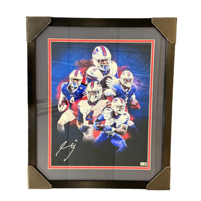 James Cook Signed Collage 16x20 Photo Professionally Framed