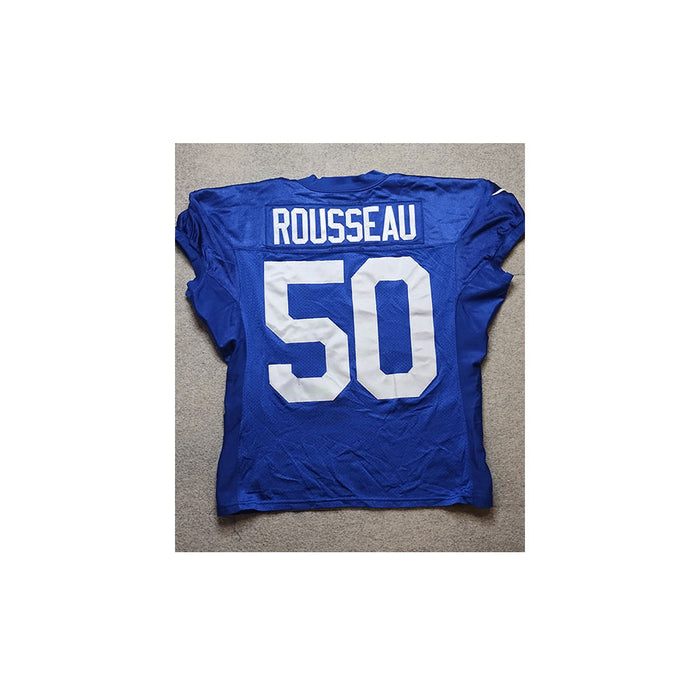 Greg Rousseau Authentic 2021 Blue Practice Jersey