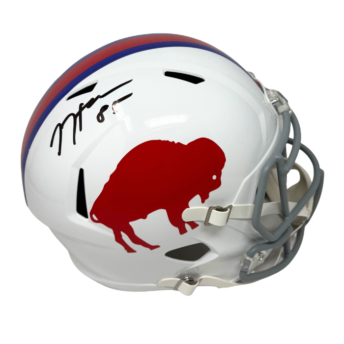 Jackson Hawes Signed Buffalo Bills Full Size Standing Buffalo Speed Replica Helmet
