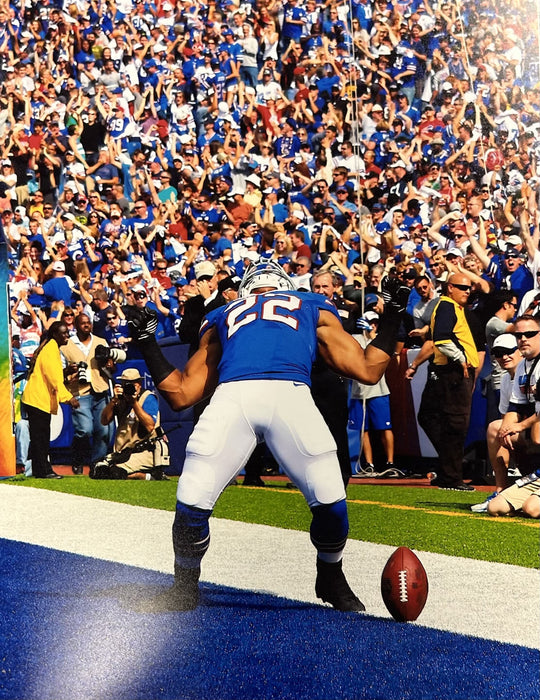 Fred Jackson Unsigned Superman in Blue Photo Unsigned Photos TSE Buffalo 