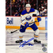 Tage Thompson Signed Skating in White 8x10 Photo Signed Hockey Photo TSE Buffalo 