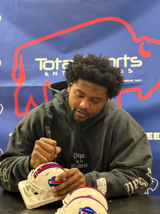 Reggie Gilliam Signed Buffalo Bills 2021 Speed Mini Helmet
