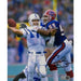 Cornelius Bennett Signed Tackling Colts QB 8x10 Photo Signed Photos TSE Buffalo 