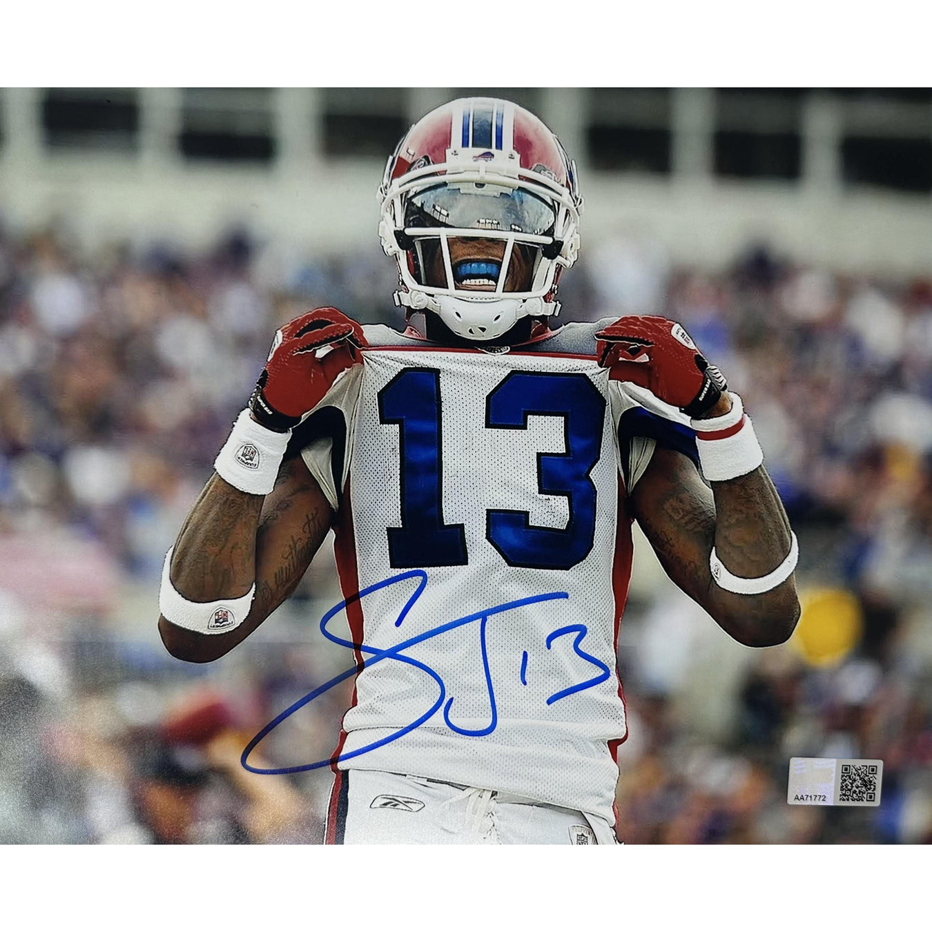 $13 Stevie Johnson Autographed 8x10 Photos