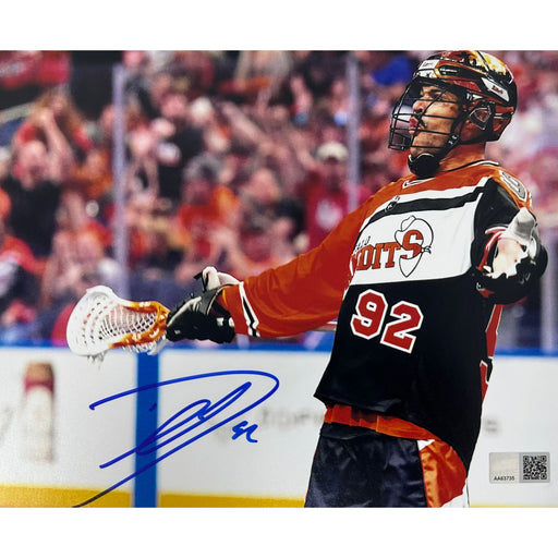 Dhane Smith Signed Close up Yelling Celebration 8x10 Photo Signed Lacrosse Photo TSE Buffalo 