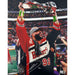 Dhane Smith Signed Holding NLL Trophy Photo Signed Lacrosse Photo TSE Buffalo 11X14 