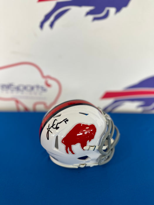 Facebook Auction: Khalil Shakir Autographed Standing Buffalo Mini Helmet