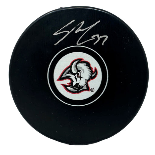 Casey Mittelstadt Signed Buffalo Sabres Goathead Autograph Puck CLEARANCE TSE Buffalo 