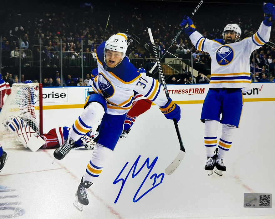 Casey Mittelstadt Signed Skating Celebration 8x10 Photo CLEARANCE TSE Buffalo 