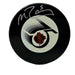 Mike Ramsey Signed NHL 75th Anniversary Logo Puck Signed Hockey Pucks TSE Buffalo 