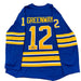 Jordan Greenway Signed Sabres Authentic Fanatics Licensed Blue Jersey Signed Hockey Jersey TSE Buffalo 