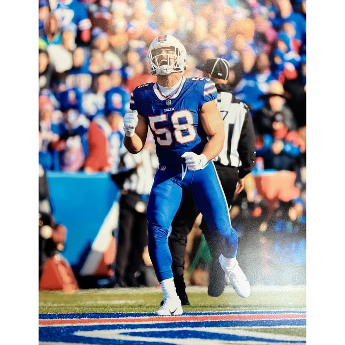 Matt Milano UNSIGNED Yelling 16x20 Photo Unsigned Photos TSE Buffalo 