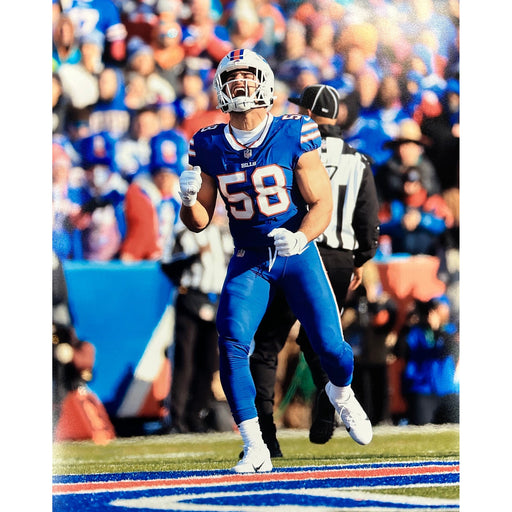 Matt Milano UNSIGNED On Field 16x20 Photo Unsigned Photos TSE Buffalo 