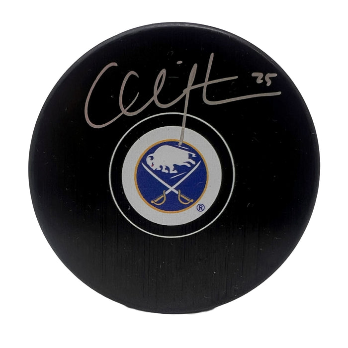 Connor Clifton Signed Buffalo Sabres Autograph Puck Signed Hockey Pucks TSE Buffalo 