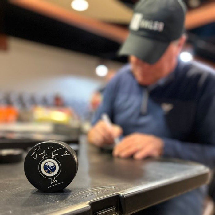 Pat LaFontaine Signed Buffalo Sabres Autograph Puck
