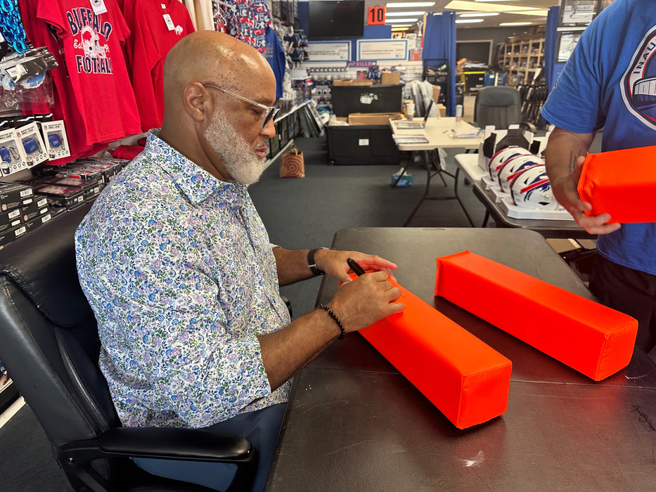Cornelius Bennett Signed Replica End Zone Pylon