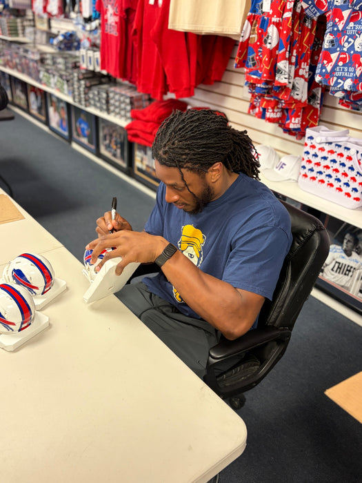 Dorian Williams Signed Buffalo Bills 2021 Speed Mini Helmet