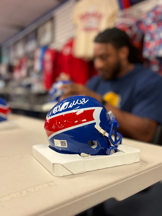 Dorian Williams Signed Buffalo Bills Nickel City Alternate Speed Mini Helmet