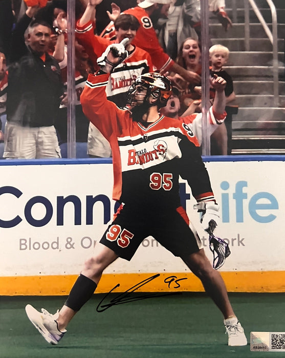 Chase Fraser Signed Arm Up Celebration 8x10 Photo Signed Lacrosse Photo TSE Buffalo 