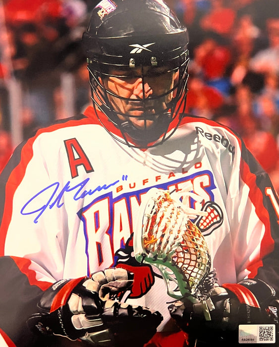 John Tavares Signed Looking Down at Stick 8x10 Photo Signed Lacrosse Photo TSE Buffalo 