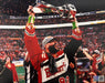 Dhane Smith Signed Holding 2024 NLL Championship Trophy 8x10 Photo Signed Lacrosse Photo TSE Buffalo 