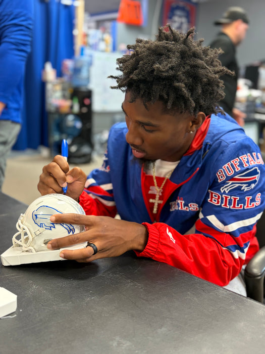 Dee Alford Signed Buffalo Bills Rivalries Speed Mini Helmet