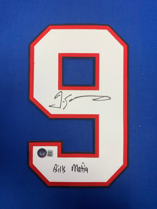 Tremaine Edmunds Signed Jersey Number with "Bills Mafia" #9 TSE Buffalo 