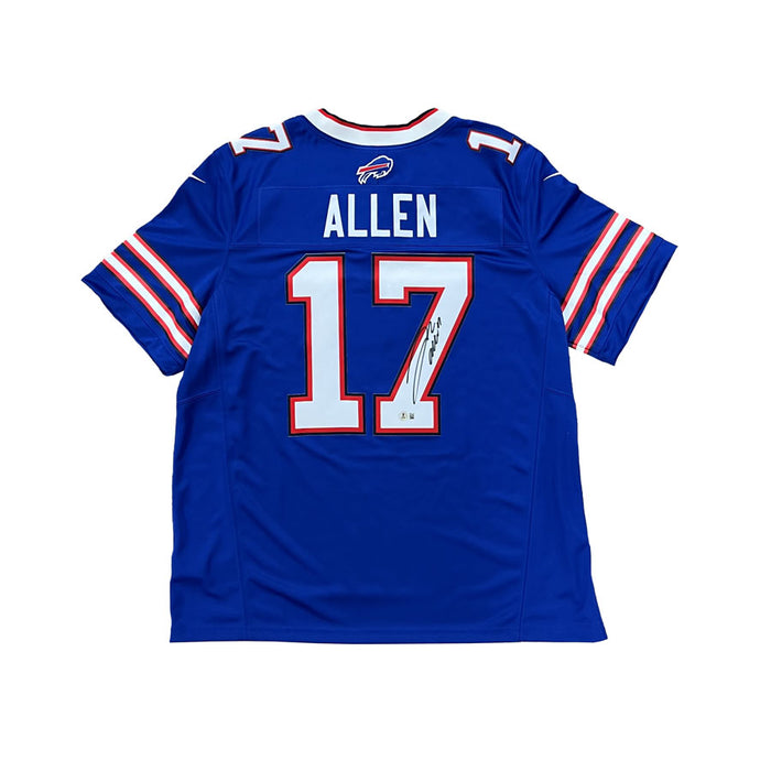 Josh Allen Signed Buffalo Bills Nike Authentic Stitched Blue Jersey