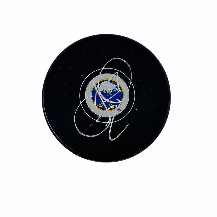 Jason Zucker Signed Buffalo Sabres Logo Puck