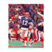 PRE-SALE: Jim Kelly Signed About to Throw in Blue Front View Photo PRE-SALE TSE Buffalo 